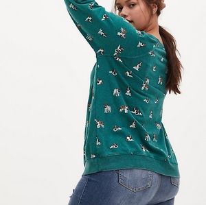 ST. BERNARD GREEN FLEECE SWEATSHIRT